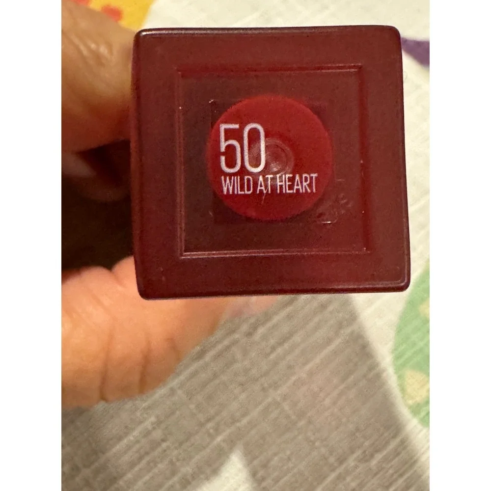 Maybelline Super Stay Teddy Tint 50 Wild At Heart Liquid Lip Tint Matte Red